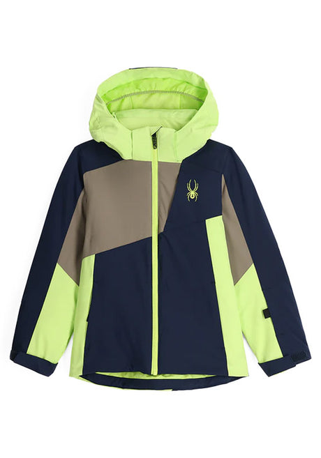 SPYDER JNR AMBUSH JACKET - LIME ICE