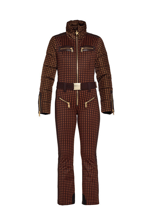 GOLDBERGH STARSTRUCK SKI JUMPSUIT - DARK BROWN