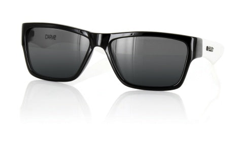CARVE STINGER JNR BLACK AND WHITE | GREY LENS