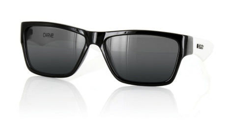 CARVE STINGER JNR BLACK AND WHITE | GREY LENS