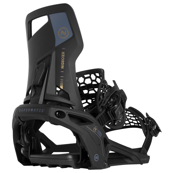 Nidecker Supermatic Snowboard Bindings Black L