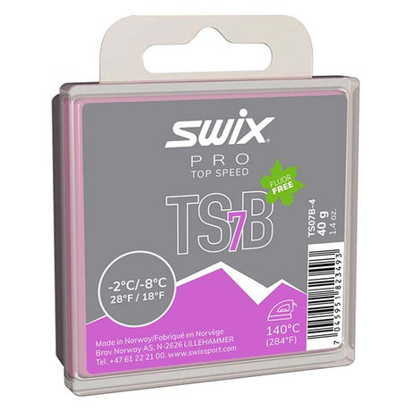 SWIX TS7B RACE WAX (-2c/-8c) 40g