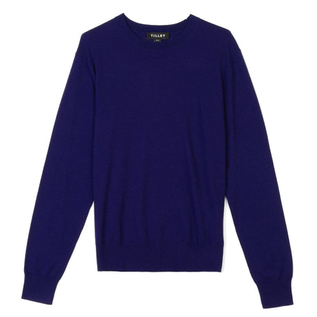 TILLEY MS STRETCH MERINO CREW INDIGO