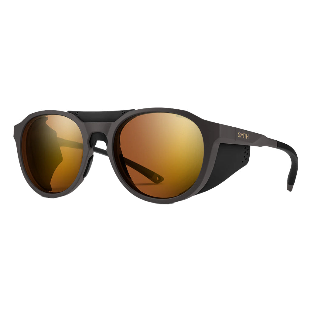 SMITH VENTURE SUNGLASSES MATTE GRAVY w CHROMAPOP GLACIER PHOTOCHROMIC COPPER GOLD MIRROR