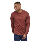 PATAGONIA MS LS P6 LOGO RESPONSIBILI TEE ROSEHIP