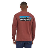 PATAGONIA MS LS P6 LOGO RESPONSIBILI TEE ROSEHIP