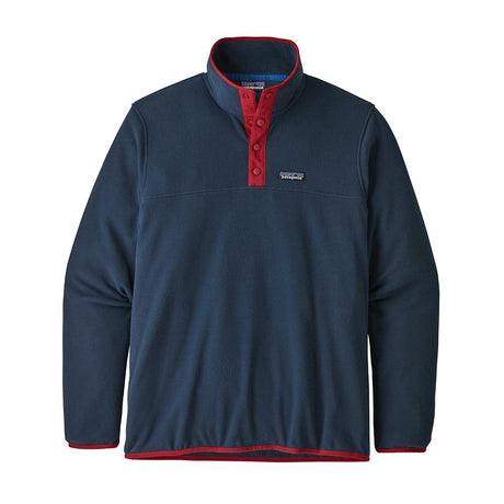 PATAGONIA MS MICRO SNAP PULLOVER CLASSIC NAVY w RED