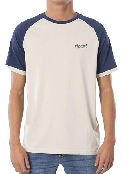 RIPCURL WILDER RINGER TEE STONE