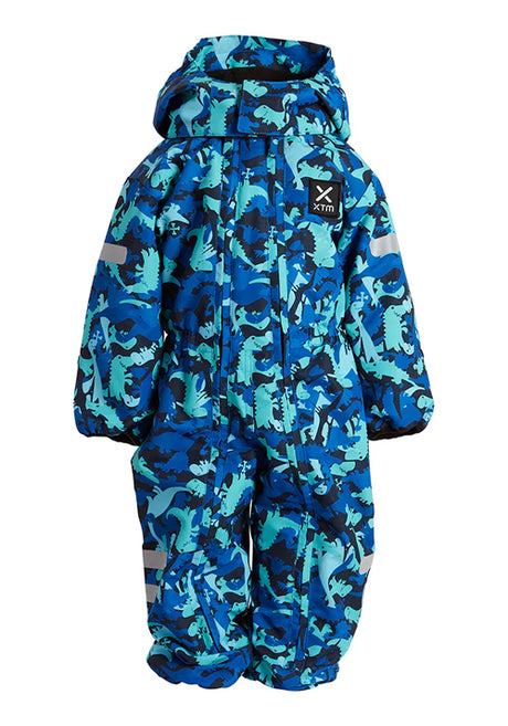 XTM INF PAPOOSE ONE PIECE SUIT - BLUE DINO