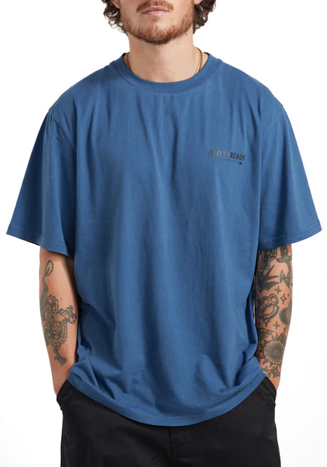 YUKI THREADS ALPINE SS TEE - INDIGO