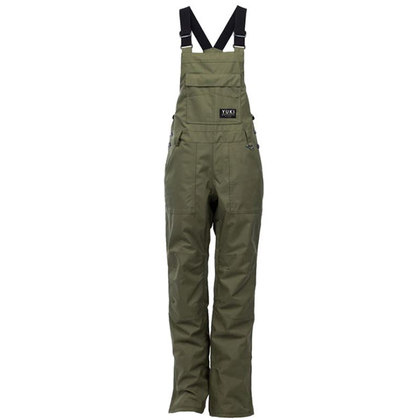 YUKI THREADS WS BROOKLYN BIB PANT CAP OLIVE