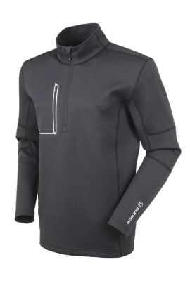 MS AARON MID-LAYER PULLOVER - CHARCOAL
