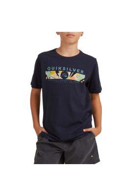 QUIKSILVER WRAP IT UP SS YOUTH TEE NAVY BLAZER