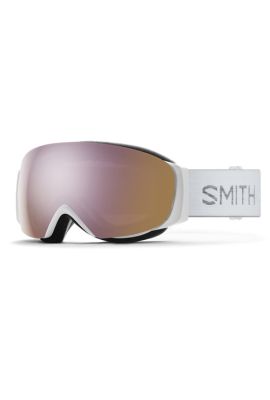 SMITH I/O MAG S WHITE CHUNKY KNIT EVERYDAY ROSE GOLD + STORM ROSE FLASH