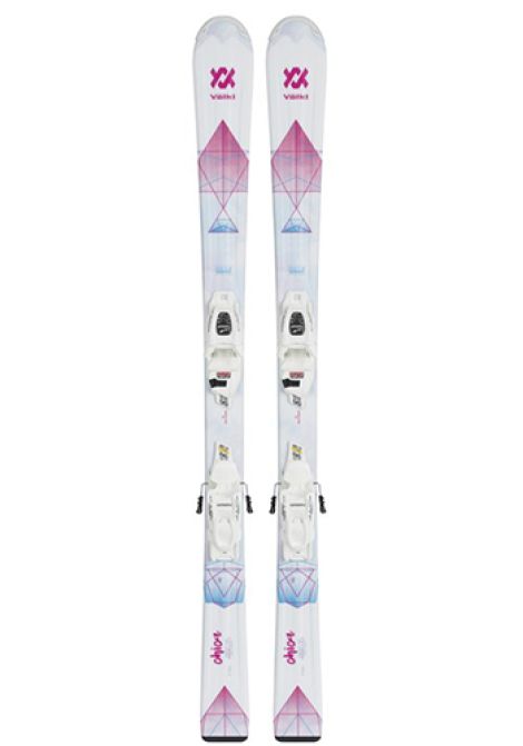 VOLKL CHICA SKIS with MARKER M4.5 VMOTION BINDINGS