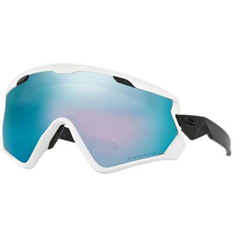 OAKLEY WIND JACKET 2.0 WHITE WITH SAPPHIRE