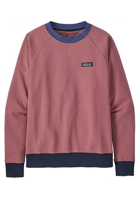 Patagonia WS P-6 Label Organic Crew Sweatshirt - Light Star Pink