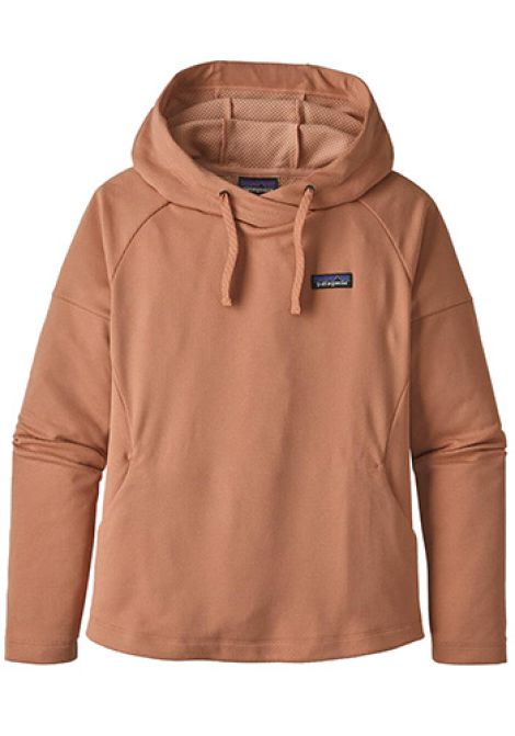 PATAGONIA WOMENS QUIET RIDE HOODY SCOTCH PINK